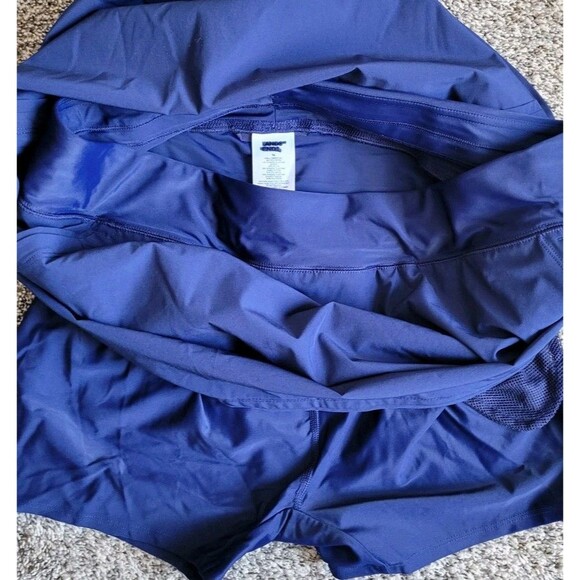 Lands' End Quick Dry Active Board Skort 16 Swim Skirt Navy Large Athletic S73 - Picture 4 of 5